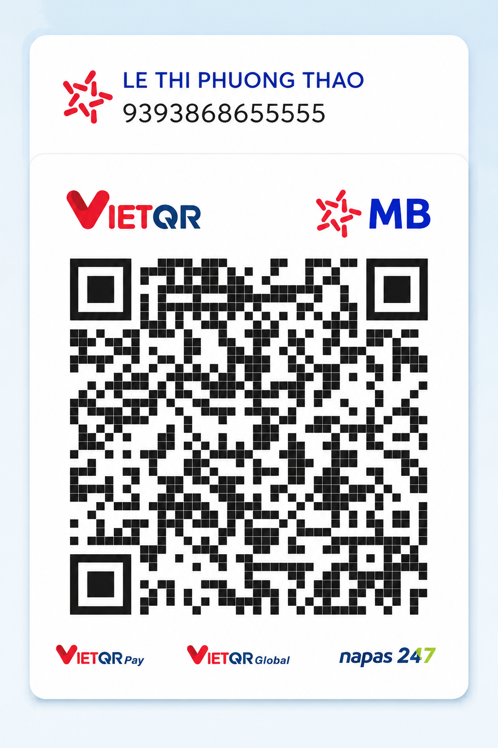 Mã QR Thanh Toán